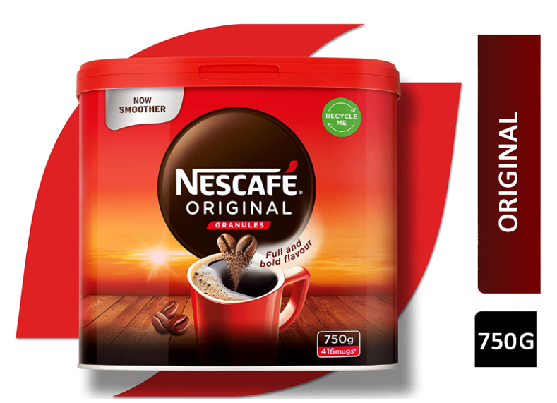 Nescafe Smoother 416 Cup Instant Coffee Granules 750g 12283921 - GARDEN & PET SUPPLIES