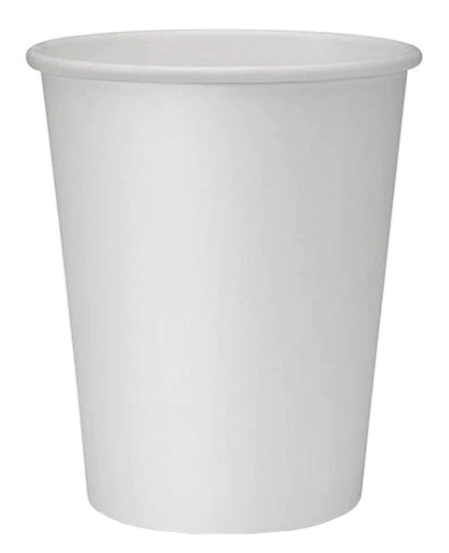 Belgravia 8oz White Paper Cups 1000s - GARDEN & PET SUPPLIES