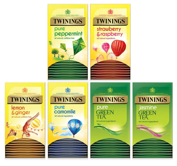 Twinings Variety Pack 6x20's - GARDEN & PET SUPPLIES