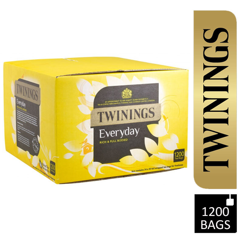 Twinings Everyday Tea Bag (Pack of 1200 Bags) - GARDEN & PET SUPPLIES