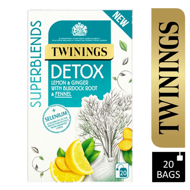 Twinings Super Blends Detox Envelopes 20's - GARDEN & PET SUPPLIES