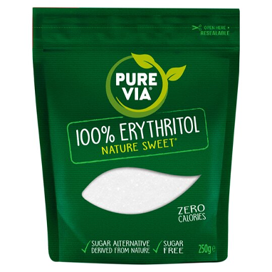 Pure Via 100% Erythritol Nature Sweet 250g {Halal & Gluten Free} - GARDEN & PET SUPPLIES