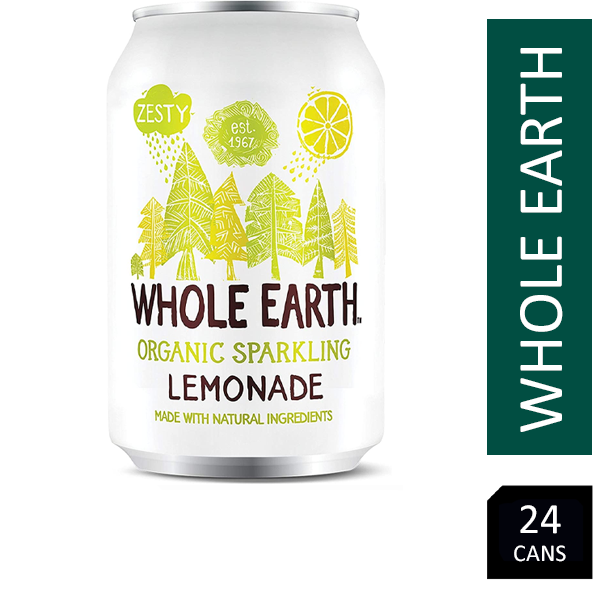 Whole Earth Organic Sparkling Lemonade 24x330ml - GARDEN & PET SUPPLIES