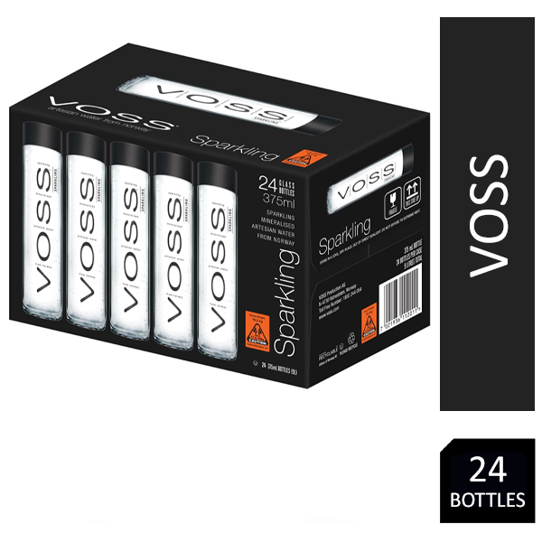 Voss Sparkling Water 24x375ml - GARDEN & PET SUPPLIES