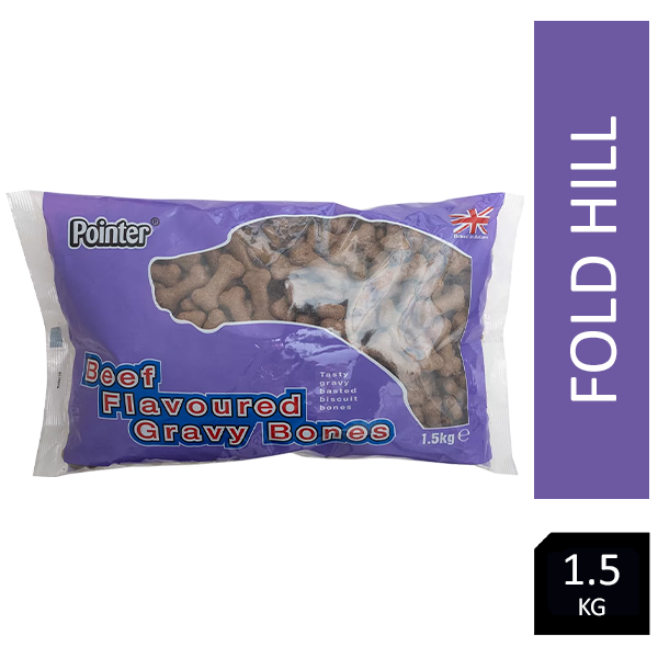 Fold Hill Pointer Gravy Beef Flavoured Bones 1.5kg