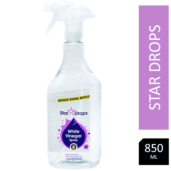 Stardrops White Vinegar Multi Purpose Spray 6 x 850ml