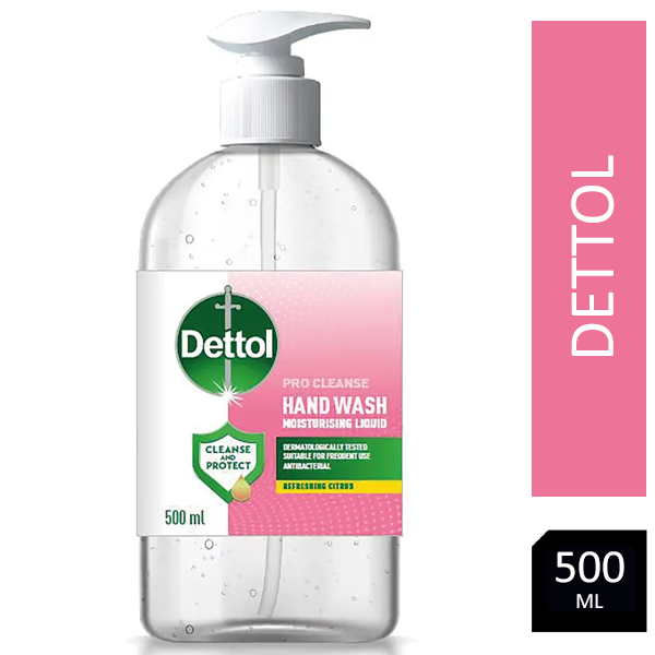 Dettol Pro Cleanse Antibacterial Liquid Hand Soap 500ml