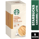 Starbucks White Caramel Latte Instant Coffee Sachets 5x21.5g - GARDEN & PET SUPPLIES