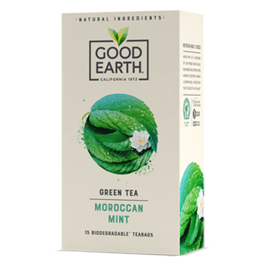 Good Earth Herbal Tea Moroccan Mint & Green Tea  5 x 15's - GARDEN & PET SUPPLIES