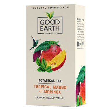 Good Earth Botanical Tea Tropical Mango & Moringa 5 x 15's - GARDEN & PET SUPPLIES