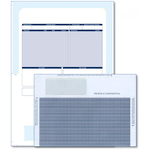 Sage {SE100} Compatible Tape Seal Payslip Mailers 100gsm (Pack of 500) - GARDEN & PET SUPPLIES