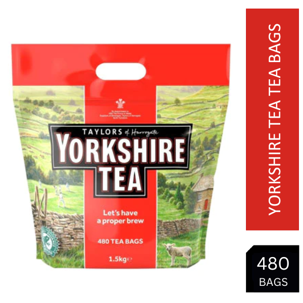 Taylors of Harrogate Yorkshire Tea 480 Tea Bags 1.5kg