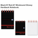 Black n Red (A7) Reporters Notebook with 140 Ruled Pages (Pack of 5 Notebooks) - GARDEN & PET SUPPLIES