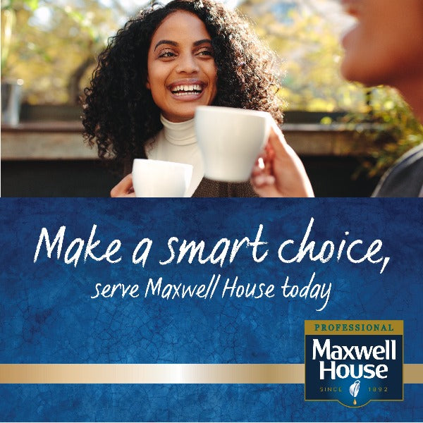 Maxwell House Cappuccino Instant Coffee 1kg Tin (Full Pack 4's) - GARDEN & PET SUPPLIES