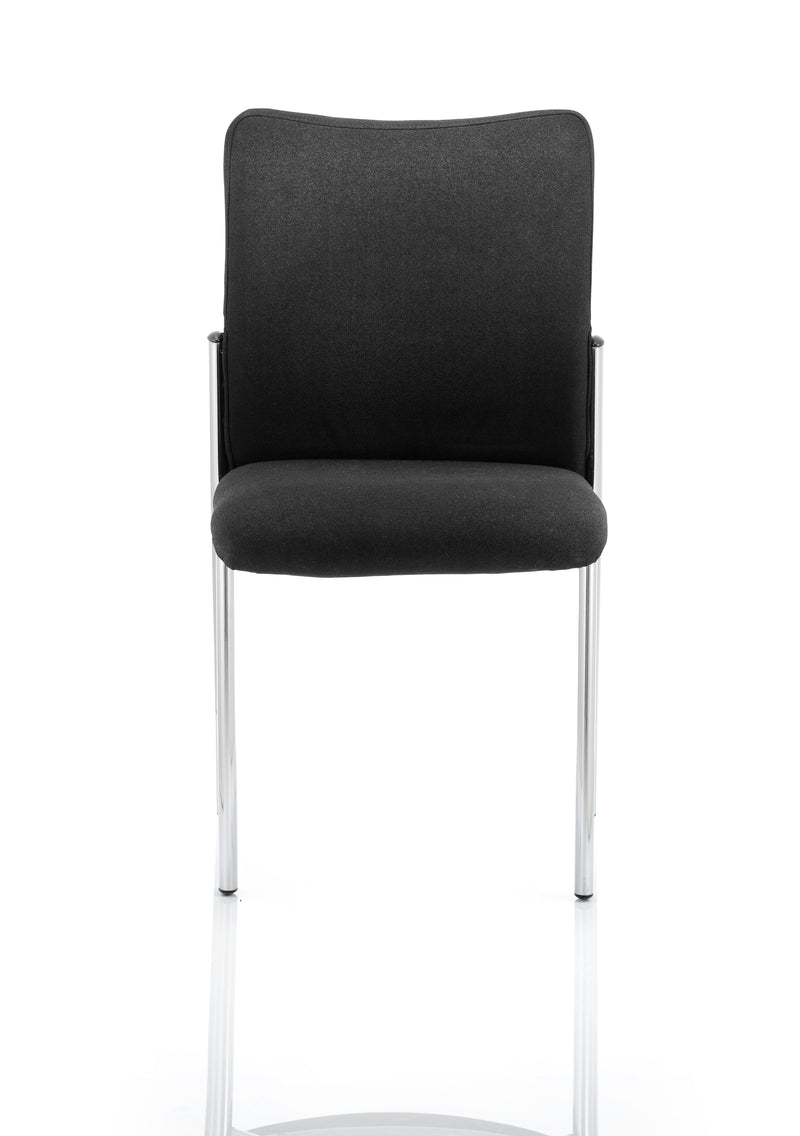 Academy Visitor Chair Black Fabric Back Without Arms BR000004 - GARDEN & PET SUPPLIES