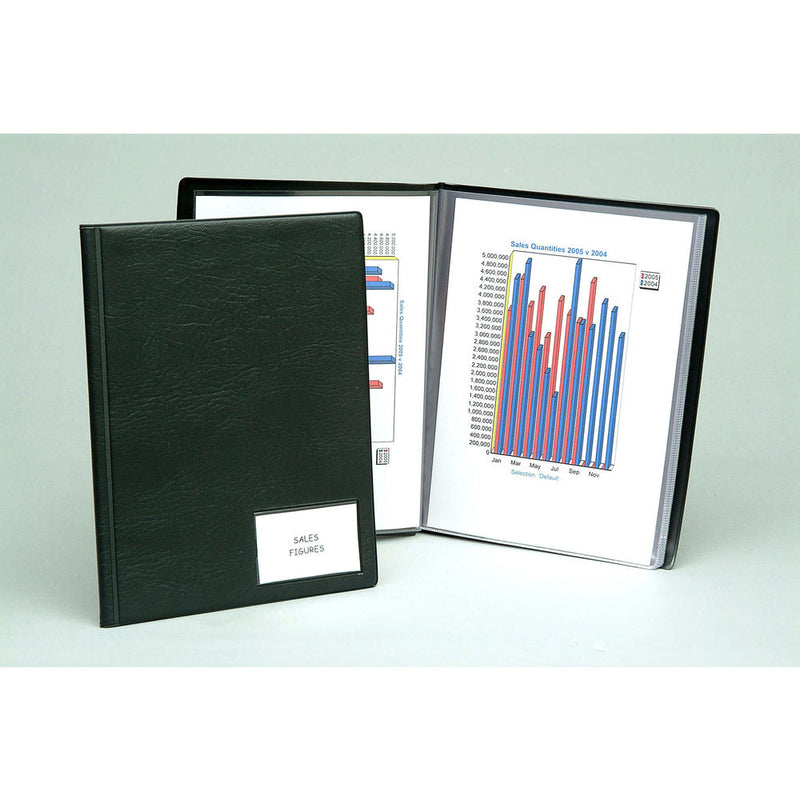 Guildhall A4 Display Book 24 Pocket Black - CDB24Z - GARDEN & PET SUPPLIES