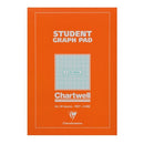 Chartwell A4 Orange Student Graph Pad Pack 10's - GARDEN & PET SUPPLIES