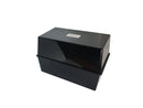 ValueX Deflecto Card Index Box 5x3 inches / 127x76mm Black - CP010YTBLK - GARDEN & PET SUPPLIES