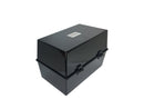 ValueX Deflecto Card Index Box 5x3 inches / 127x76mm Black - CP010YTBLK - GARDEN & PET SUPPLIES