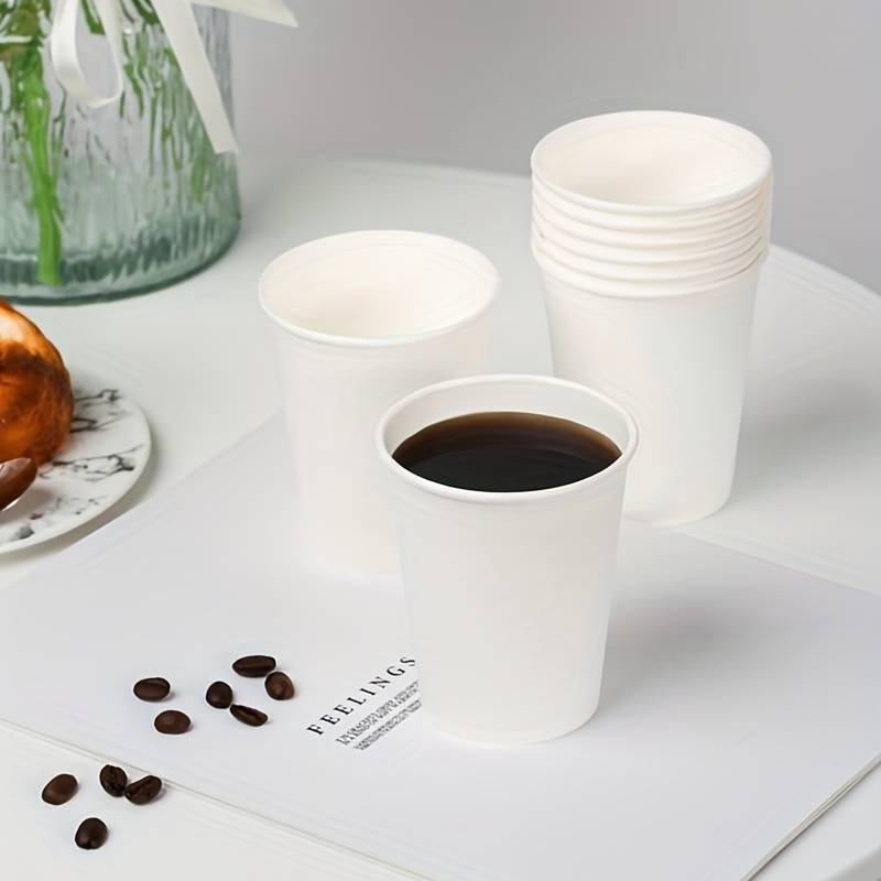 Belgravia 8oz White Paper Cups 50's