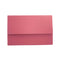 Exacompta Document Wallet Manilla Foolscap Half Flap 250gsm Red (Pack 50) - DW250-REDZ - GARDEN & PET SUPPLIES