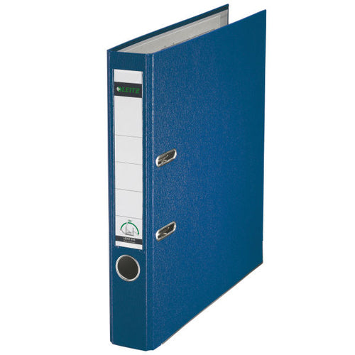 Leitz 180 Lever Arch File Polypropylene A4 52mm Spine Width Blue (Pack 10) 10151035 - GARDEN & PET SUPPLIES