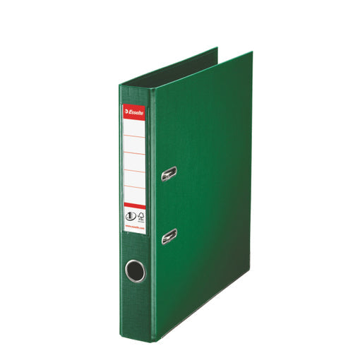 Esselte No.1 Lever Arch File Polypropylene A4 50mm Spine Width Green (Pack 10) 811460 - GARDEN & PET SUPPLIES