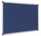 Bi-Office Maya Blue Felt Noticeboard Double Sided Aluminium Frame 900x600mm - FA0343750 - GARDEN & PET SUPPLIES