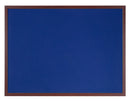 Bi-Office Earth-It Blue Felt Noticeboard Cherry Wood Frame 600x900mm - FB0743653 - GARDEN & PET SUPPLIES