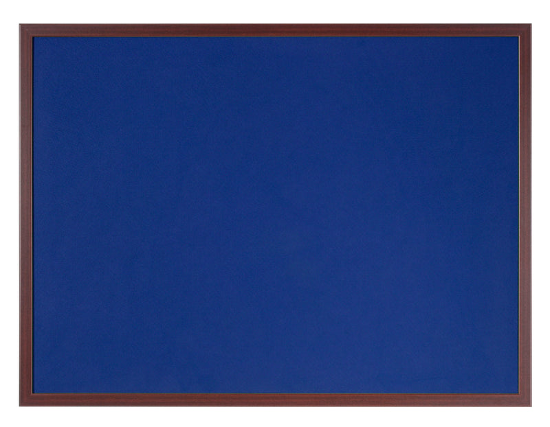 Bi-Office Earth-It Blue Felt Noticeboard Cherry Wood Frame 600x900mm - FB0743653 - GARDEN & PET SUPPLIES