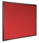 Bi-Office Earth-It Red Felt Noticeboard Cherry Wood Frame 1800x1200mm - FB8546653 - GARDEN & PET SUPPLIES