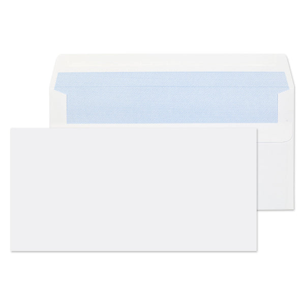 ValueX Wallet Envelope DL Self Seal Plain 80gsm White (Pack 1000) - FL2882 - GARDEN & PET SUPPLIES