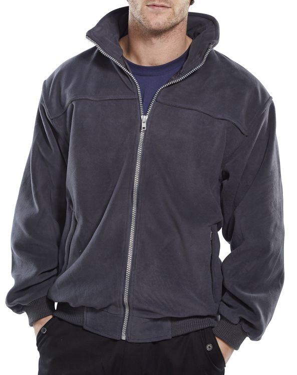 Endeavour Zipped Fleece GREY {All Sizes} - GARDEN & PET SUPPLIES