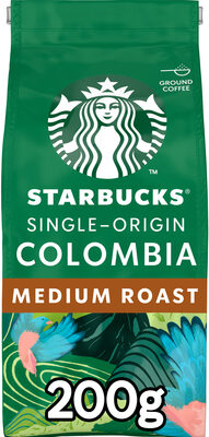 Starbucks Single-Origin Colombia Medium Roast Ground Coffee, 200g - GARDEN & PET SUPPLIES