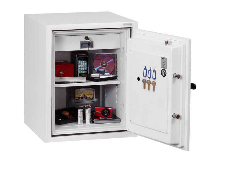 Phoenix Fire Fighter Size 1 Fire Safe Electronic Lock White FS0441E - GARDEN & PET SUPPLIES