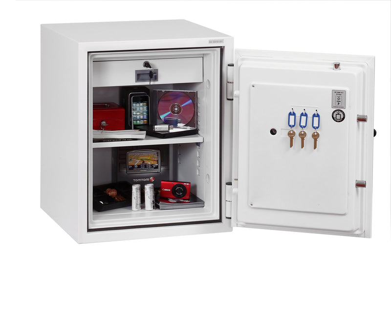 Phoenix Fire Fighter Size 1 Fire Safe Electronic Lock White FS0441E - GARDEN & PET SUPPLIES