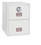 Phoenix Vertical Fire File 2 Drawer Filing Cabinet Elecronic Lock White FS2252E - GARDEN & PET SUPPLIES