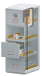 Phoenix Vertical Fire File 4 Drawer Filing Cabinet Electronic Lock White FS2254E - GARDEN & PET SUPPLIES