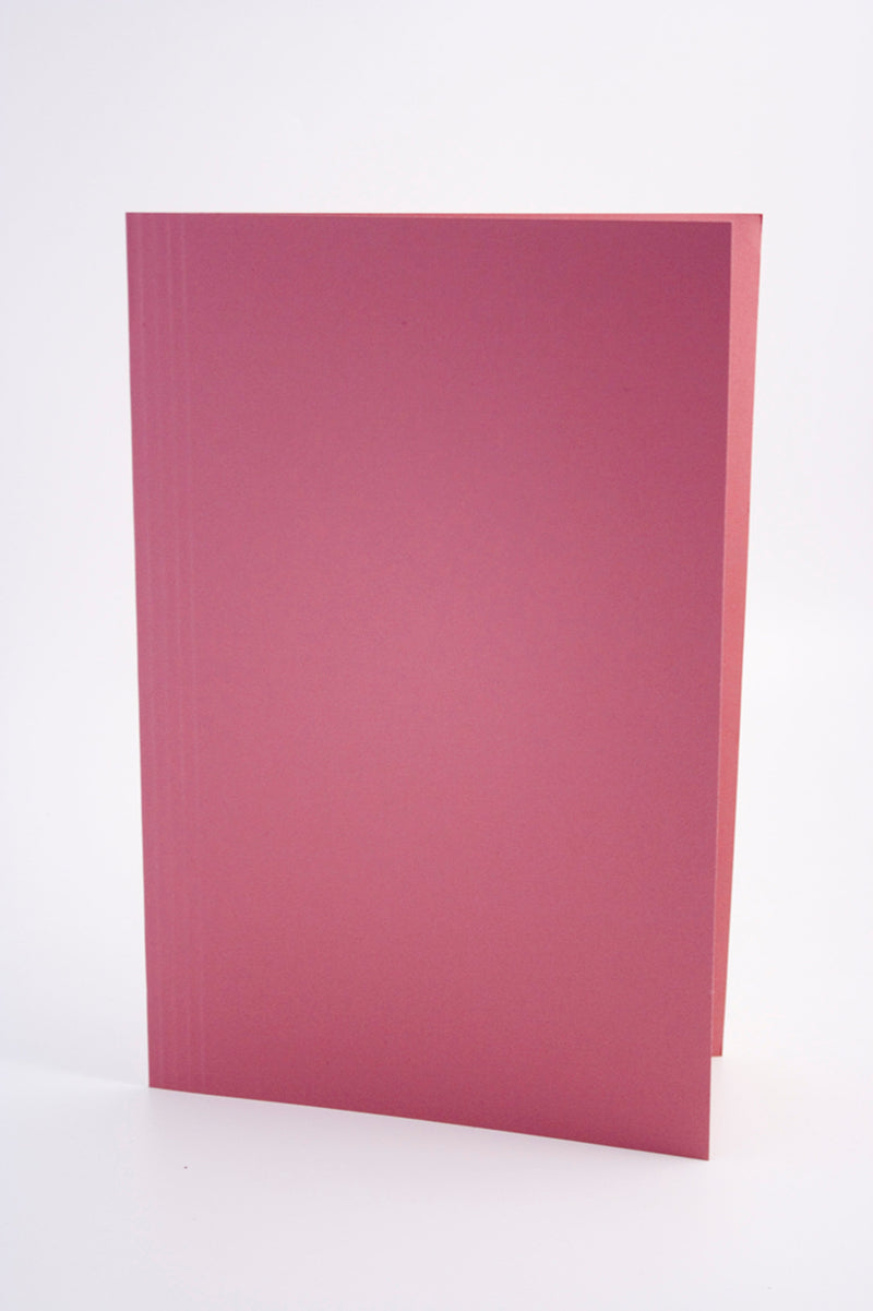 Guildhall Square Cut Folder Manilla Foolscap 250gsm Pink (Pack 100) - FS250-PNKZ - GARDEN & PET SUPPLIES