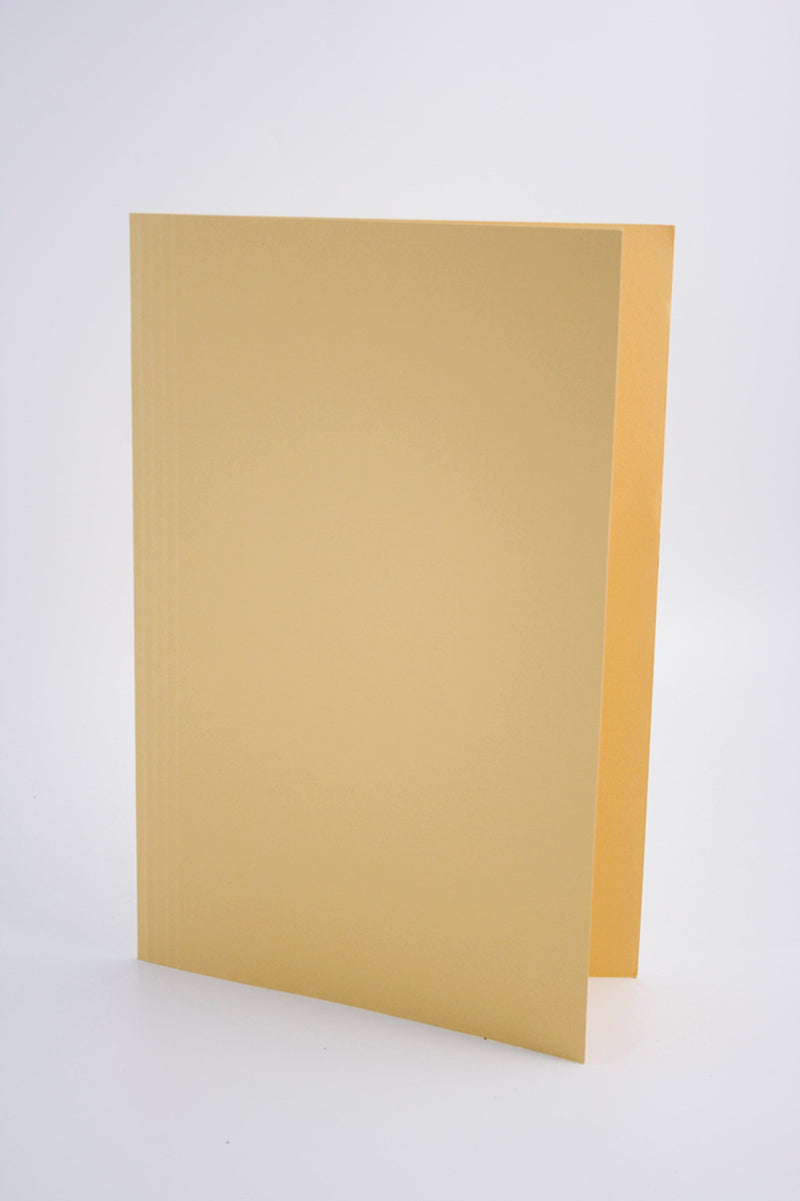 Guildhall Square Cut Folder Manilla Foolscap 250gsm Yellow (Pack 100) - FS250-YLWZ - GARDEN & PET SUPPLIES