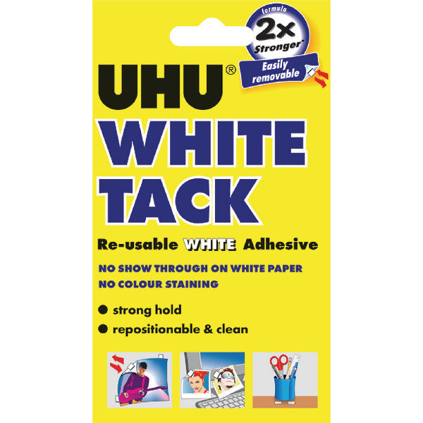 UHU White Tack Handy Pack (Pack 12) - 3-42196 - GARDEN & PET SUPPLIES