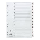 Concord Classic Index 1-12 A4 180gsm Board White with Clear Mylar Tabs 01201/CS12 - GARDEN & PET SUPPLIES