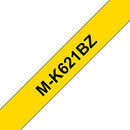 Brother Black On Yellow Ptouch Ribbon 9mm x 8m - MK621BZ - GARDEN & PET SUPPLIES