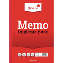 Silvine A4 Duplicate Memo Book Carbon Ruled 1-100 Taped Cloth Binding 100 Sets (Pack 6) - 614 - GARDEN & PET SUPPLIES