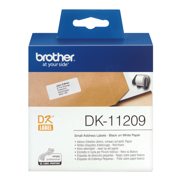 Brother Small Address Label Roll 62mm x 29mm 800 labels - DK11209 - GARDEN & PET SUPPLIES