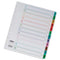 Concord Classic Index 1-12 A4 180gsm Board White with Coloured Mylar Tabs 01301/CS13 - GARDEN & PET SUPPLIES