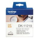 Brother Black On White Round 12mm Labels 1200 Labels - DK11219 - GARDEN & PET SUPPLIES