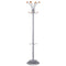 Alba Vienna Coat Stand 8 Pegs Wood and Silver PMVIENA - GARDEN & PET SUPPLIES