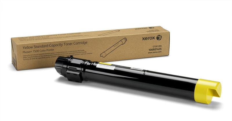 Xerox Yellow Standard Capacity Toner Cartridge 9.6k pages for 7500 - 106R01435 - GARDEN & PET SUPPLIES