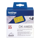 Brother Yellow Removable Paper 62mm x 30.5m - DK44605 - GARDEN & PET SUPPLIES